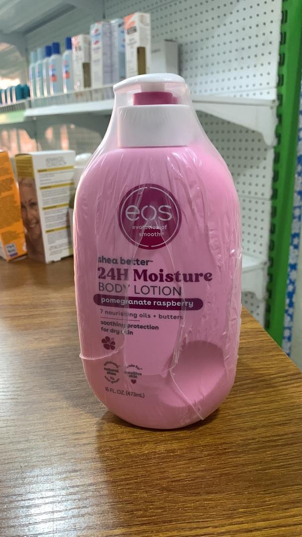 EOS 24 Hours Moisturizing Body Lotion Rasberry
