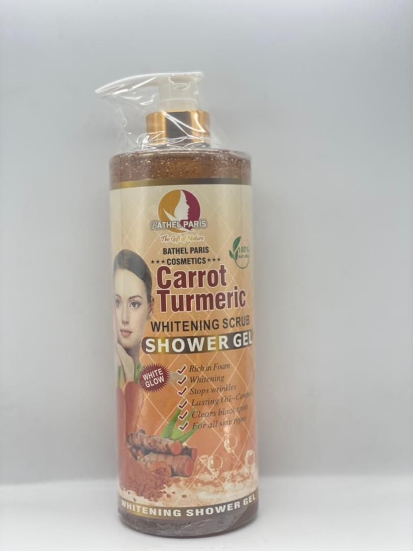 Carrot Tumeric Whitening Scrub Shower Gel