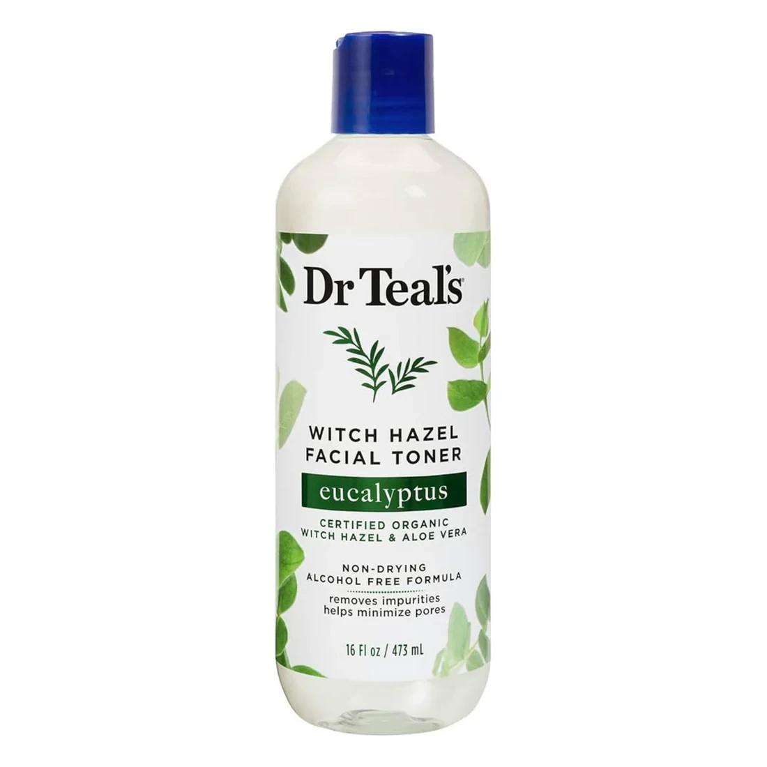 Dr Teal’s Witch Hazel Facial Toner, Eucalyptus- 473ML-1